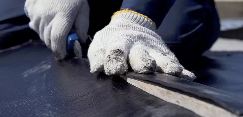 Rubber Roof Seam Repair in La Jolla