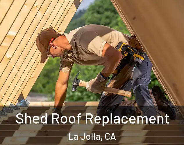  Shed Roof Replacement La Jolla, CA