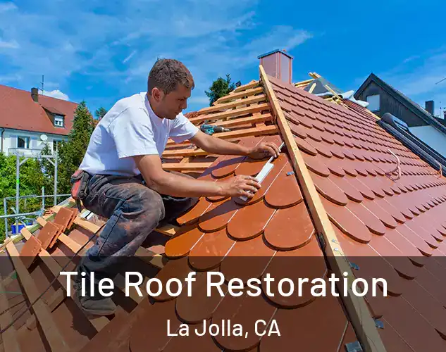  Tile Roof Restoration La Jolla, CA